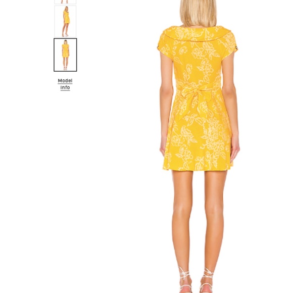 Free People A Thing Called Love Mini Dress Sz 10 - Picture 3 of 10